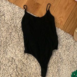 Brandy thong bodysuit low back